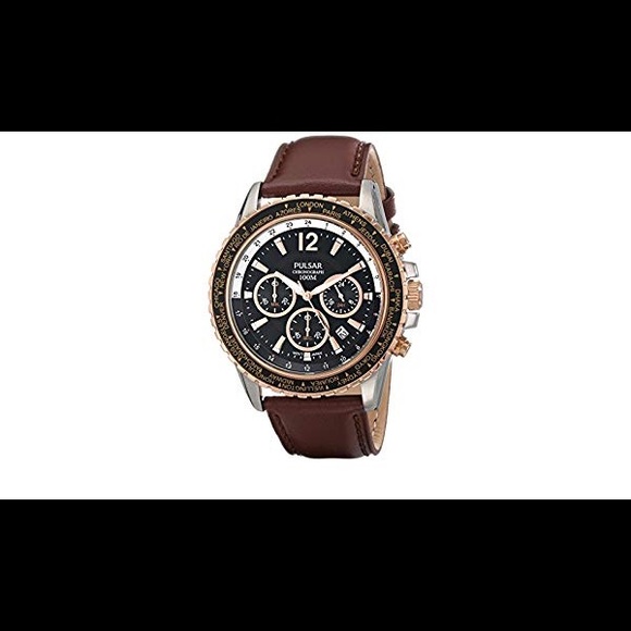 pulsar men's chronograph watch